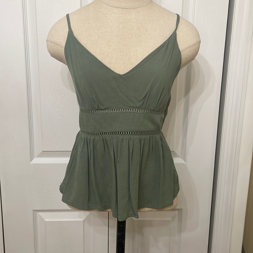Olive Green Blouse